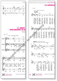 Farbe nach Noten | Neue Lieder und Stze fr junge Chre - Chorbuch