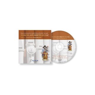 CD-Card Porzellan & Musik Vol. I | Bach & Telemann - Dresden