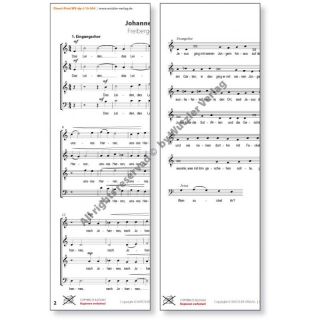Johannespassion (Freiberger Passion) - Partitur