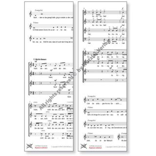 Johannespassion (Freiberger Passion) - Partitur