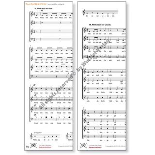 Johannespassion (Freiberger Passion) - Partitur