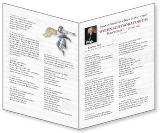 J. S. Bach Weihnachtsoratorium (1-3) Texthefte 50er Pack