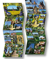 Postkartenleporello Weinböhla - Sächsisches Elbland