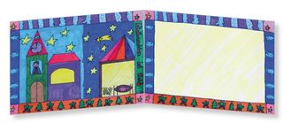 Weihnachten | Faltkarten-Set Kinderbilder ab 0,99 EUR im 5er Pack