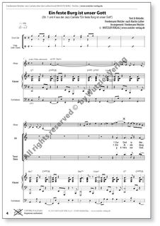 Jazz-Cantata EIN FESTE BURG - Partitur |  lutherlieder neu entdeckt_01