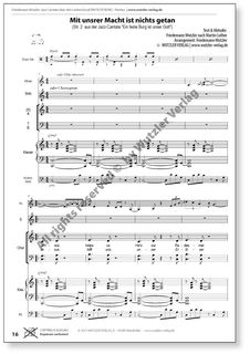 Jazz-Cantata EIN FESTE BURG - Partitur |  lutherlieder neu entdeckt_01