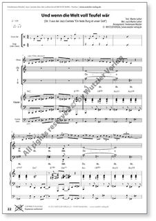 Jazz-Cantata EIN FESTE BURG - Partitur |  lutherlieder neu entdeckt_01