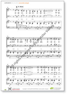 GOSPELMESSE Give God Glory - Choirleaderbook easy piano version