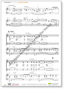 GOSPELMESSE Give God Glory - Choirleaderbook easy piano version