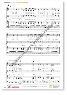 GOSPELMESSE Give God Glory - Choirleaderbook easy piano version