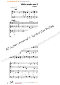 All Morgen ist ganz frisch und neu | Blsersatz