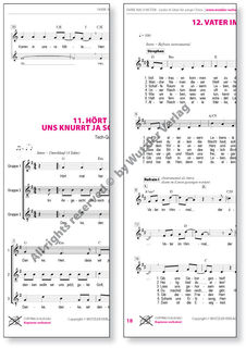 Farbe nach Noten | Neue Lieder und Stze fr junge Chre - Chorbuch