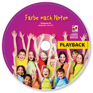 Farbe nach Noten | Coole Arrangements für junge Chöre - Playback-CD