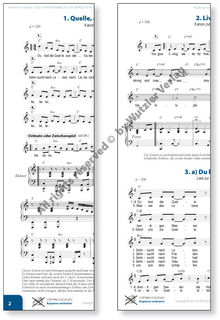 Lied- & Kanonsammlung zur Jahreslosung 2018 | Living water