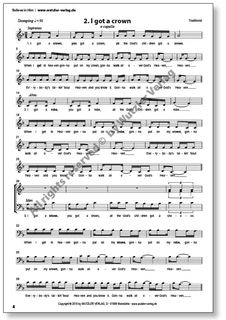 BELIEVE IN HIM - Songbook | GOSPELSONGS