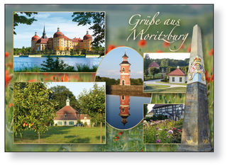 Postkarte Moritzburg Motiv 02 I im 25er Pack