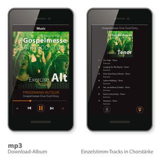 GOSPELMESSE Give God Glory - mp3-Chorstimmenpaket