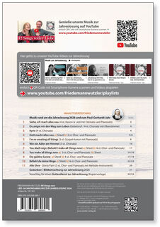 Lied- & Kanonsammlung zur Jahreslosung 2026 | All things new