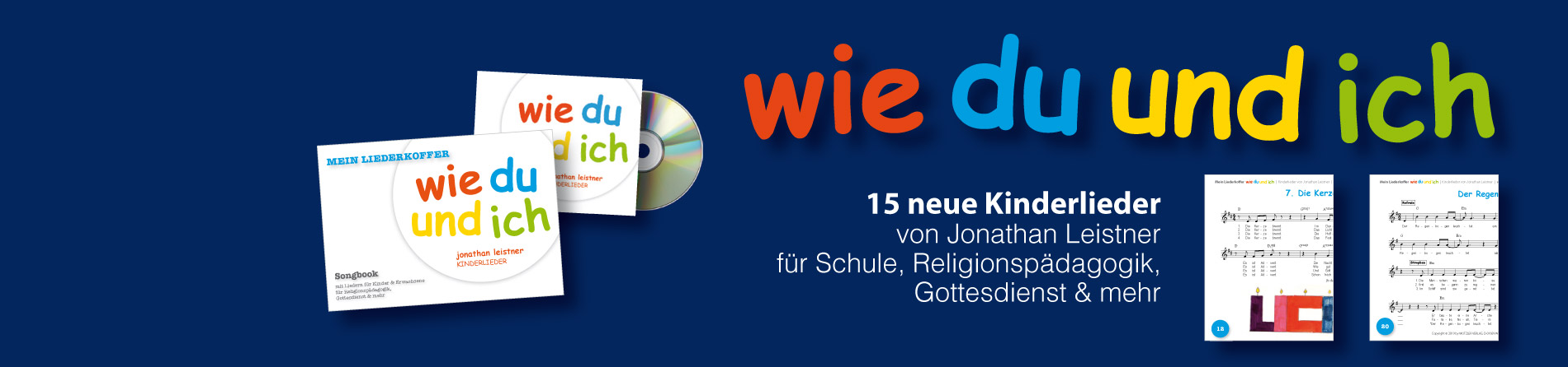 Liederbuch & CD , NEU in unserer Reihe "Mein Liederkoffer"